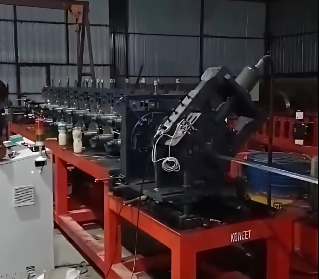 UPVC Reinforcement GI Channel Roll Forming Machine